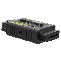 جهاز GODIAG GT105 II لبرمجة وحدة التحكم الإلكترونية ونظام منع السرقة مع موصل OBD2 وشاشة عرض لجهد السيارة وإنذار عند انخفاض بطارية السيارة دون 11 فولت