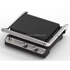 Aifa 34*23cm XL <span class=keywords><strong>XXL</strong></span> Plaque détachable à 6 tranches <span class=keywords><strong>Grill</strong></span> <span class=keywords><strong>Panini</strong></span> professionnel 2200W 2000W Grande grille de contact mécanique avec minuterie - Product Image 5