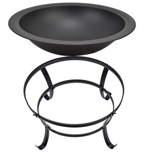 Tazón para fogata <span class=keywords><strong>de</strong></span> acero para exteriores <span class=keywords><strong>de</strong></span> 21,5 pulgadas para <span class=keywords><strong>parrilla</strong></span> <span class=keywords><strong>de</strong></span> barbacoa para patio trasero, Camping, Picnic, hoguera, jardín con cubierta <span class=keywords><strong>de</strong></span> pantalla <span class=keywords><strong>de</strong></span> chispa - Product Image 4