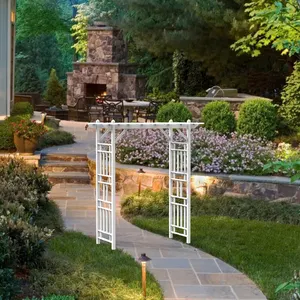 Fente ch Outdoor Modern Garden Arches, Arbours, Pergola, PVC-Kunststoff-Gartenlaube
