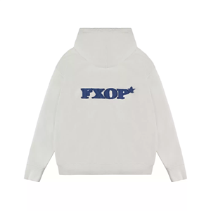 Sudadera con Capucha Extra Grande, Transpirable, con Letras Bordadas, 100% Algodón de Alta Calidad del Fabricante, 420 g/m², con Cierre y Estilo Desgastado - Product Image 5