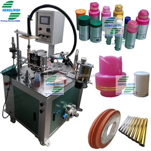 Hình Dạng Không Thường Xuyên Vòng Hình Bầu Dục Vuông Mỹ Phẩm Cap Vàng Bạc Lá Nóng Dập Máy Cho Bát Nắp Jar Ống - Product Image 3