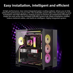 Refroidisseur de processeur à eau intégré Icue <span class=keywords><strong>Link</strong></span> Titan 360 Rx Rgb avec ventilateur à lévitation magnétique noir - Product Image 3