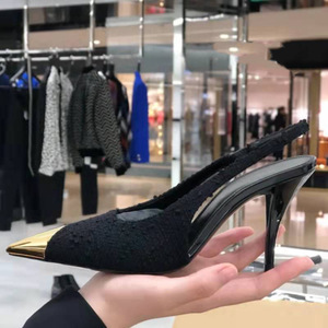 Zapatos de Tacón Alto Elegantes para Mujer, Zapatos de Oficina con Punta de Acero y Tira Trasera, Tacones de Mujer 2025 - Product Image 3