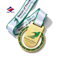 Medalla Personalizada LZY de 20 Años, Medalla de Oro 2D Personalizada, Medalla de Carrera de Aleación de Zinc, Diseña Tus Propias Medallas Metálicas para Partidos de Baloncesto