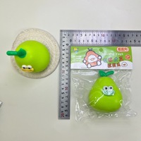 Grappige Expressie Peer Squishy Creatieve Fruitpop Bureaudecoratie Stressverlichting Knijpspeelgoed Kantoor Decompressiespeelgoed Blind Box