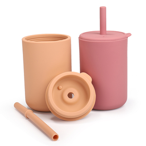 ชุดจานชามซิลิโคนสำหรับเด็กพกพาแบบพิมพ์ลายเอง 9 ชิ้น - Product Image 5