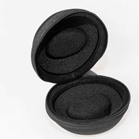 Étui de montre personnalisé en cuir imperméable, en fibre de carbone rigide, en EVA, avec pochette portable et rangement intérieur en velours