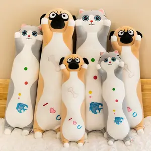 Mẫu Miễn phí thiết kế mới plushies bán buôn dễ thương mảnh mai mèo shapee Con Chó Nhồi Bông Quà Tặng OEM ODM đồ chơi sang trọng