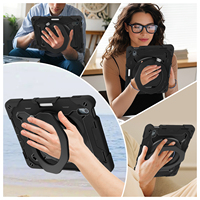 Étui de protection robuste et résistant aux chocs pour tablette iPad 10,9 pouces 10e génération 2022 A16 11e 2025 360 °   Angle réglable et rotatif