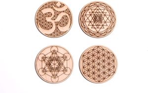 Juego <span class=keywords><strong>de</strong></span> Posavasos <span class=keywords><strong>de</strong></span> Geometría Sagrada, Cuatro Cubos <span class=keywords><strong>de</strong></span> <span class=keywords><strong>Metatrón</strong></span>, <span class=keywords><strong>Flor</strong></span> <span class=keywords><strong>de</strong></span> <span class=keywords><strong>la</strong></span> <span class=keywords><strong>Vida</strong></span> Sri Yantra, para Bebidas, Decoración <span class=keywords><strong>de</strong></span> Mesa, Protege las Superficies <span class=keywords><strong>de</strong></span> Madera - Product Image 6
