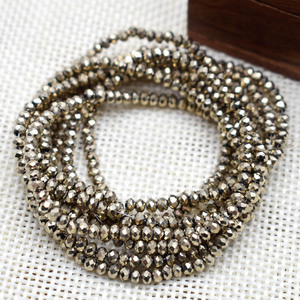 2mm Plating Faceted Rondelle Crystal Glass <strong>Beads</strong> for Jewelry Making Loose Glass Seed <strong>Beads</strong> Factory <strong>Wholesale</strong> Crystal <strong>Beads</strong> - Product Image 5