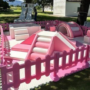 Attrezzature commerciali per bambini al coperto bianco Soft Play <span class=keywords><strong>Area</strong></span> parco <span class=keywords><strong>giochi</strong></span> al coperto in schiuma Soft Play pacchetto Set di attrezzature per il noleggio di feste - Product Image 3