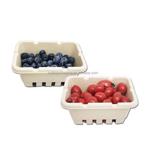 Présentoir de supermarché biodégradable, emballage écologique, boîte de pulpe en fibre moulée pour fruits de baies, cerises, tomates et champignons - Product Image 5