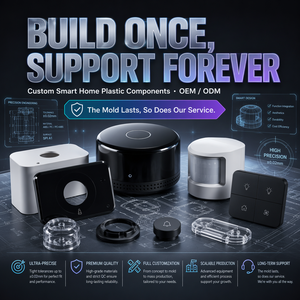 Carcasa de Plástico Personalizada <span class=keywords><strong>para</strong></span> Timbre Inteligente y Componentes de Videoportero, Servicio OEM ODM, Hecho a Medida - Product Image 1