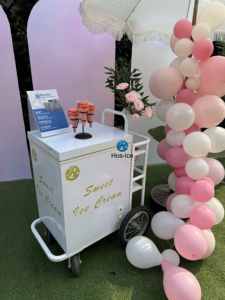 Chariot <span class=keywords><strong>de</strong></span> nourriture mobile poussé à la main pour la crème glacée et les sucettes glacées Chariot <span class=keywords><strong>de</strong></span> poussée réfrigéré <span class=keywords><strong>de</strong></span> style décrochage avec système <span class=keywords><strong>de</strong></span> pompe à <span class=keywords><strong>eau</strong></span> - Product Image 2