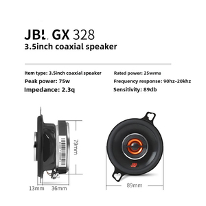 ลำโพงรถยนต์ <span class=keywords><strong>Harman</strong></span> สำหรับติดตั้งแทนลำโพง Iron Coaxial ขนาด 3.5 นิ้ว รุ่น Mid-Tenor GX-328 แบบ Surround Single Coil Neodymium Woofer - Product Image 3