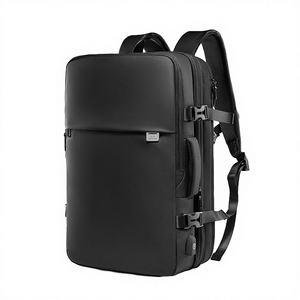 Mochila Vegana para Portátil Pugmark, Diseño Vintage Elegante, con Cierre, Resistente al Agua, de Lona y Poliéster, Unisex, Anti-Robo, 20-39L - Product Image 3