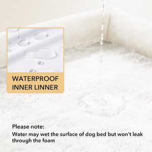 Orthopädisches Hundebett für Große Hunde, Wasserdicht, Eierkarton-Schaumstoff, Abnehmbarer Waschbarer Bezug, Rutschfester Boden, Für Alle Jahreszeiten, Keine Montage Erforderlich - Product Image 3