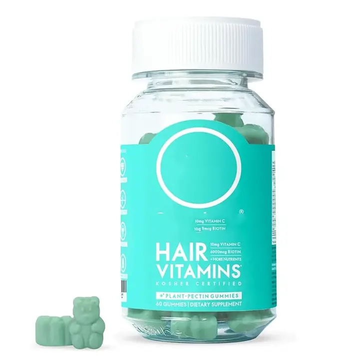 Oem Biotin Gummies Vitamin bổ sung cho phụ nữ và nam giới sức mạnh tóc, móng tay, da với collagen Gummies