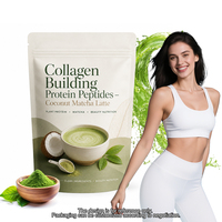 Peptides de protéines de collagène OEM pour la construction musculaire |   Latte au matcha et à la noix de coco |   Protéines végétales et Matcha |   Nutrition beauté en marque blanche