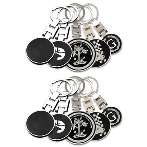 Khuyến Mại Tùy Chỉnh Kim Loại Xe Móc Khóa Cứng Men Logo Keychain Kẽm Hợp Kim Keyring - Product Image 1