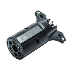 Trailer <b>Plug</b> 7 To 4 <b>Adapter</b> Black ABS Connector For Car Socket Use - Product Image 2