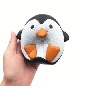 ของเล่นเพนกวินน้อยน่ารักทำจากโฟม PU บีบเล่นคลายเครียด รับทำโลโก้ตามสั่ง ของขวัญส่งเสริมการขาย ของเล่นฟิดเจ็ต ลูกบอลบีบคลายเครียด - Product Image 4
