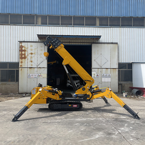 Remote Control kecil 3 ton, Spider <span class=keywords><strong>Crane</strong></span> Crawler baling-baling, lengan teleskopik hidrolik tanpa kabel bersertifikasi CE - Product Image 3