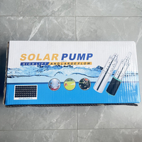 Pompe submersible solaire hybride AC/DC 300W sans balais en acier inoxydable, sortie 50mm, hauteur de refoulement 70m, pour eau souterraine, prix réduit