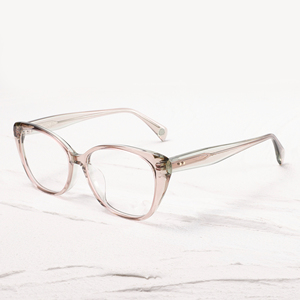 Gafas de vista Cat Eye con montura completa, color rosa sólido, anti-UV, para mujeres adultas, monturas de corrección de visión - Product Image 3