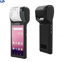 Printer Resi Pengumpul Data PDA Portabel Tahan Air IP67 Layar Sentuh IPS FHD 6 Inci Octa Core Android 15 Mendukung NFC Stok Tersedia