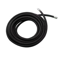 Tuyau hydraulique sur mesure 1/4'' (1 pouce) – Assemblage stable avec tuyau en caoutchouc tressé simple 1SN – Flexible et haute pression