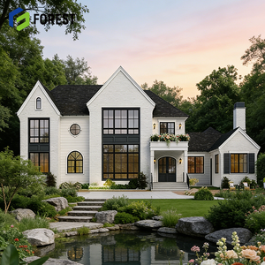 Acogedora Cabaña Prefabricada de Acero Ligero para Retiros Vacacionales en Lagos de Montaña - Product Image 1