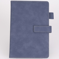Libreta de Negocios A5 de Cuero PU con Cierre Magnético, Diario de Reuniones, Impresión de Logotipo, Material de Oficina