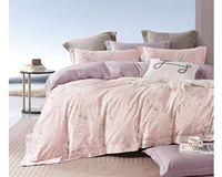 Parures de lit de luxe imprimées en coton doux, personnalisées, avec taies d'oreiller imprimées, nouvelles parures de lit de luxe avec housses de coussin