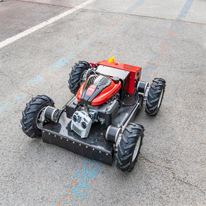 Tondeuse à gazon télécommandée, essence, 4 temps, monocylindre, lame rotative, décharge arrière, qualité professionnelle, pour jardin et exploitation agricole - Product Image 1