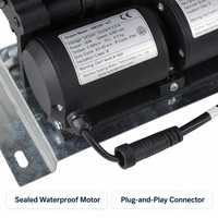 Système de commande à distance sans fil et moteur d'embrayage de grue à code fixe étanche IP68 12V 24V