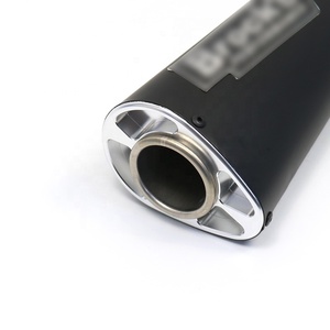 Silencieux de moto chrome noir couleur évasion moto café racer échappement pour Hayabusa <span class=keywords><strong>HP4</strong></span> zx14 <span class=keywords><strong>s1000rr</strong></span> nk40 brocks échappement - Product Image 5