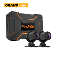 Nouvelle Caméra DVR Grandnavi Avant et Arrière 1080P Étanche WiFi 12V Mini Caméra de Tableau de Bord pour Moto Enregistrement en Boucle Double Sport Urbain