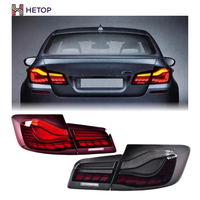Feux arrière HETOP F10 2010-2017 F18 525i 530i 535i Série 5 Mise à niveau du feu arrière LED Plug and Play Accessoires à l'échelle du dragon pour BMW