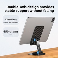 Nouveau support universel en alliage d'aluminium pour tablette et téléphone, rotatif à 360 degrés, multi-angles, réglable