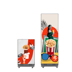 Foldable LED Poster Screen Portable Seamless Splicing Full Color Indoor LED Display For Shopping Mall Retail Store - Product Image 1