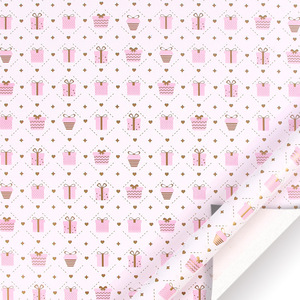 80g high end gift <b>wrapping</b> <b>paper</b> Each sheet of packaging <b>paper</b> measures 50*70 Birthday and Valentine's Day dreamy pink series - Product Image 3