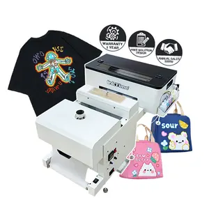 Impresora de inyección de tinta para escritorio, máquina de impresión dtf con agitador y secador, A3 procolored