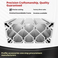 Profilé en aluminium à rainures en T de qualité industrielle, norme européenne 120240, pour découpe et soudage, pour cadre de machine CNC, automatisation industrielle