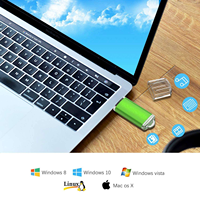 Clé USB en gros à prix réduit, 2 Go 2.0/3.0, mini clé USB en plastique, 512 Mo, 1 Go, 4 Go, 8 Go, 16 Go, 32 Go, 64 Go, colorée avec logo personnalisé
