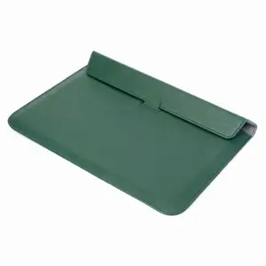 Enveloppe Stand PU Titulaire D'ordinateur Portable En Cuir Cas de Couverture pour Macbook Pro 15 A1707 A1990 Mallette Pour Ordinateur Portable En Cuir