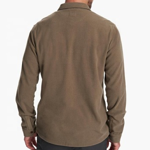 Camicia invernale Plus Size in misto <span class=keywords><strong>lana</strong></span> manica lunga con due tasche camicia da <span class=keywords><strong>uomo</strong></span> - Product Image 4