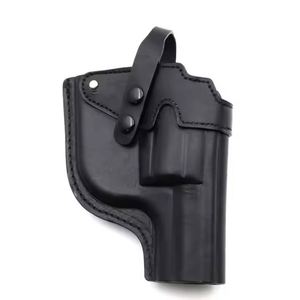 Étui tactique pour arme à feu en cuir pleine fleur personnalisé IWB, accessoire de transport dissimulé en cuir véritable pour la chasse - Product Image 1
